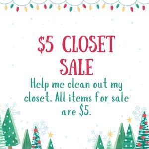 $5 Closet Sale!